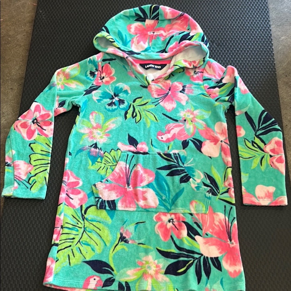 Lands end girls, 6X-7 (L) beach cover-up